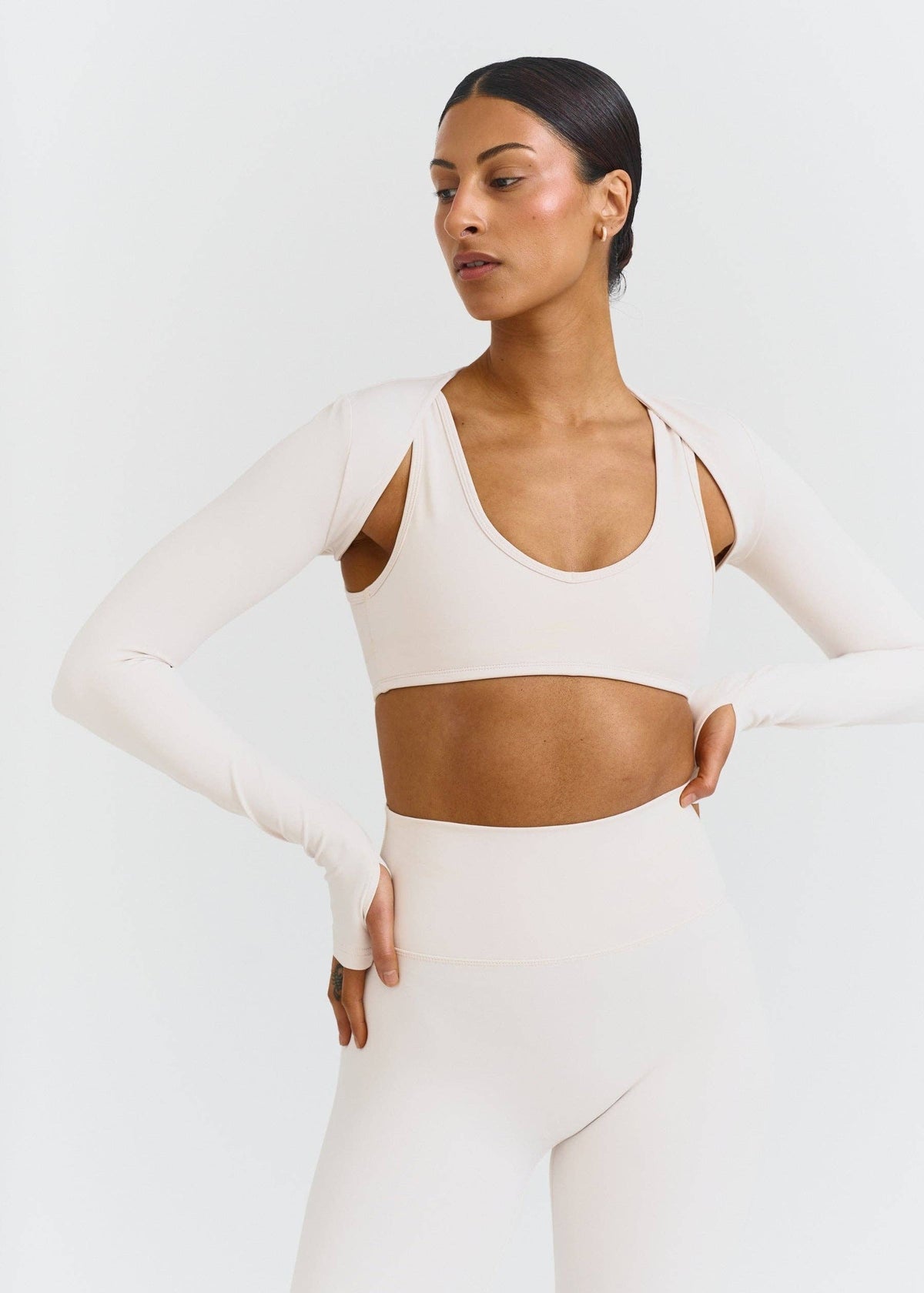 SOFTSCULPT SHRUG - MARSHMALLOW