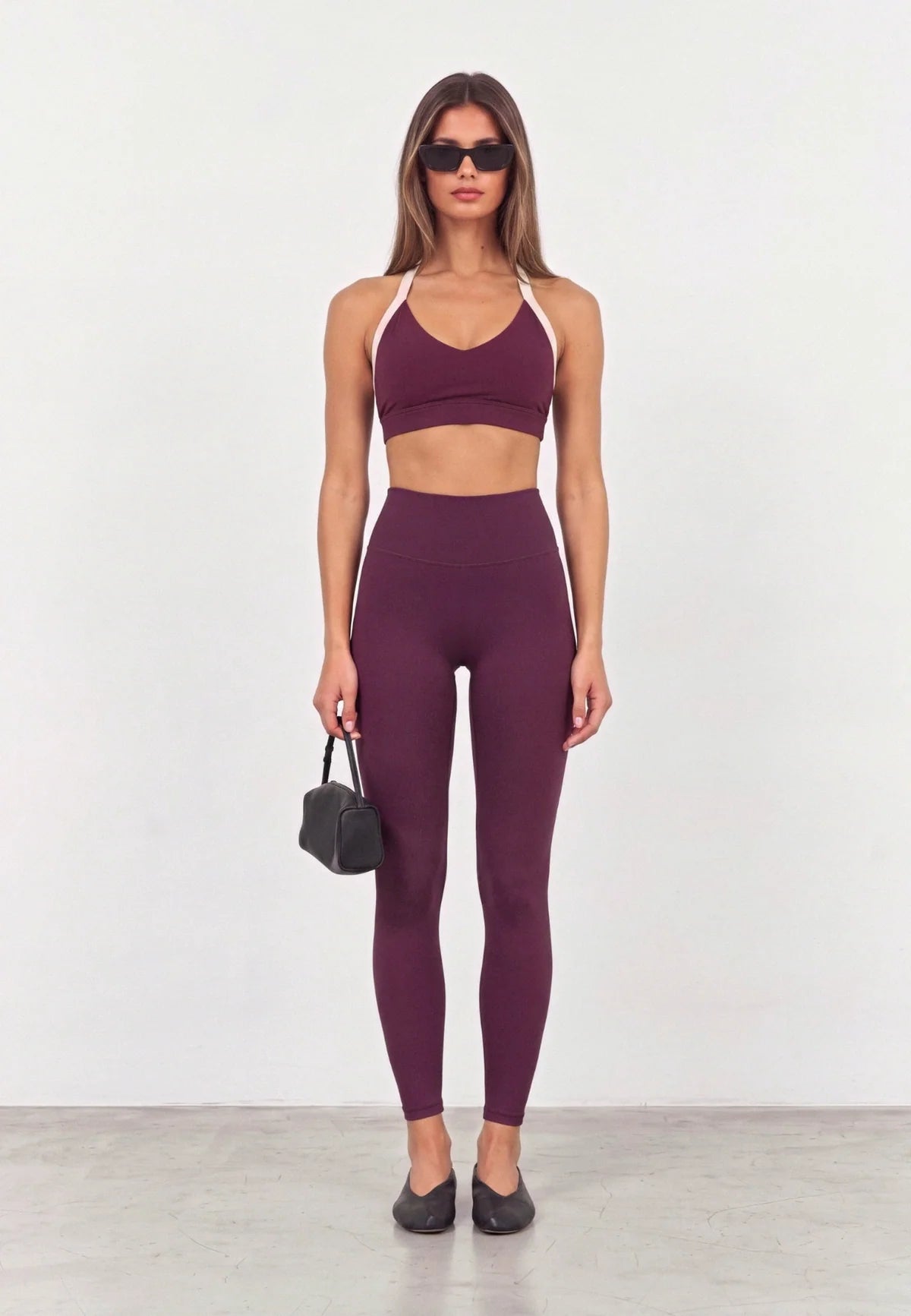 SOFTSCULPT LEGGINGS - BLACK CHERRY