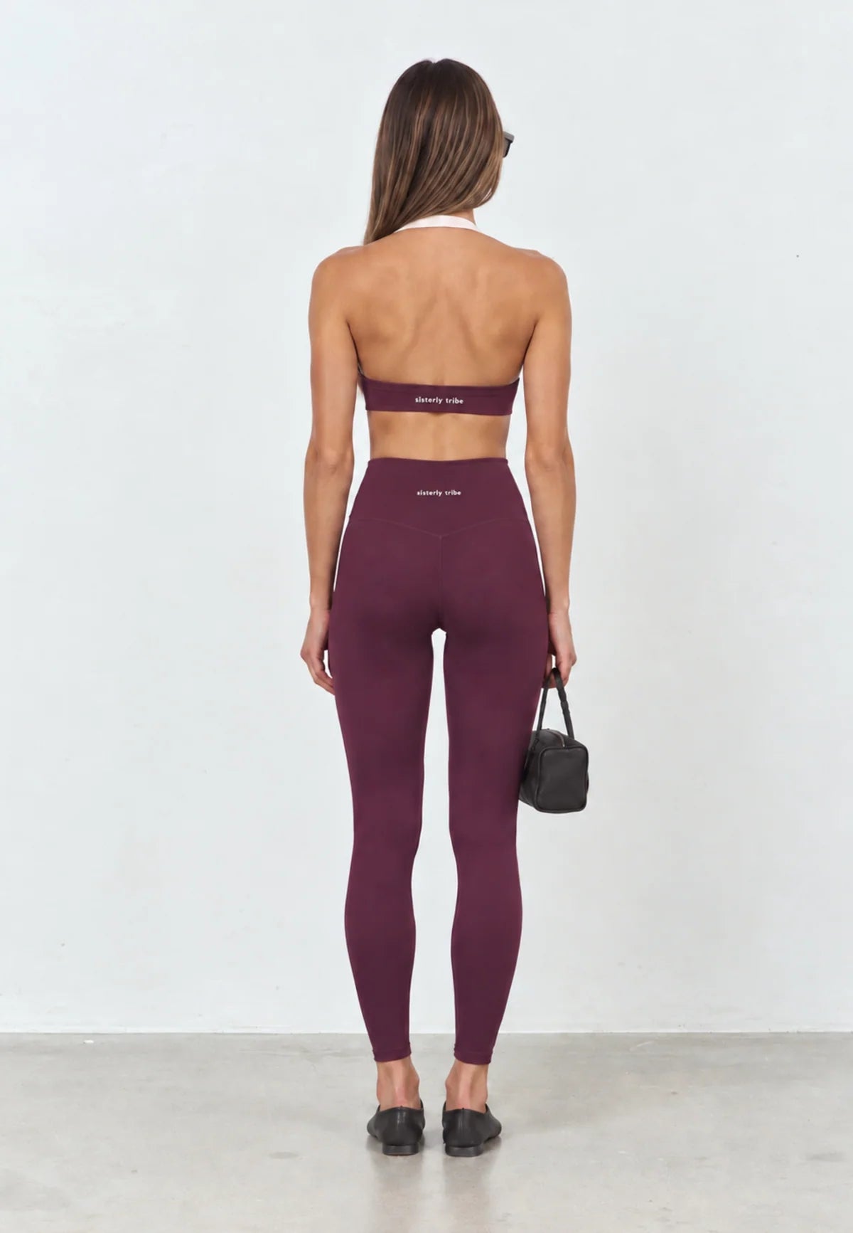 SOFTSCULPT LEGGINGS - BLACK CHERRY