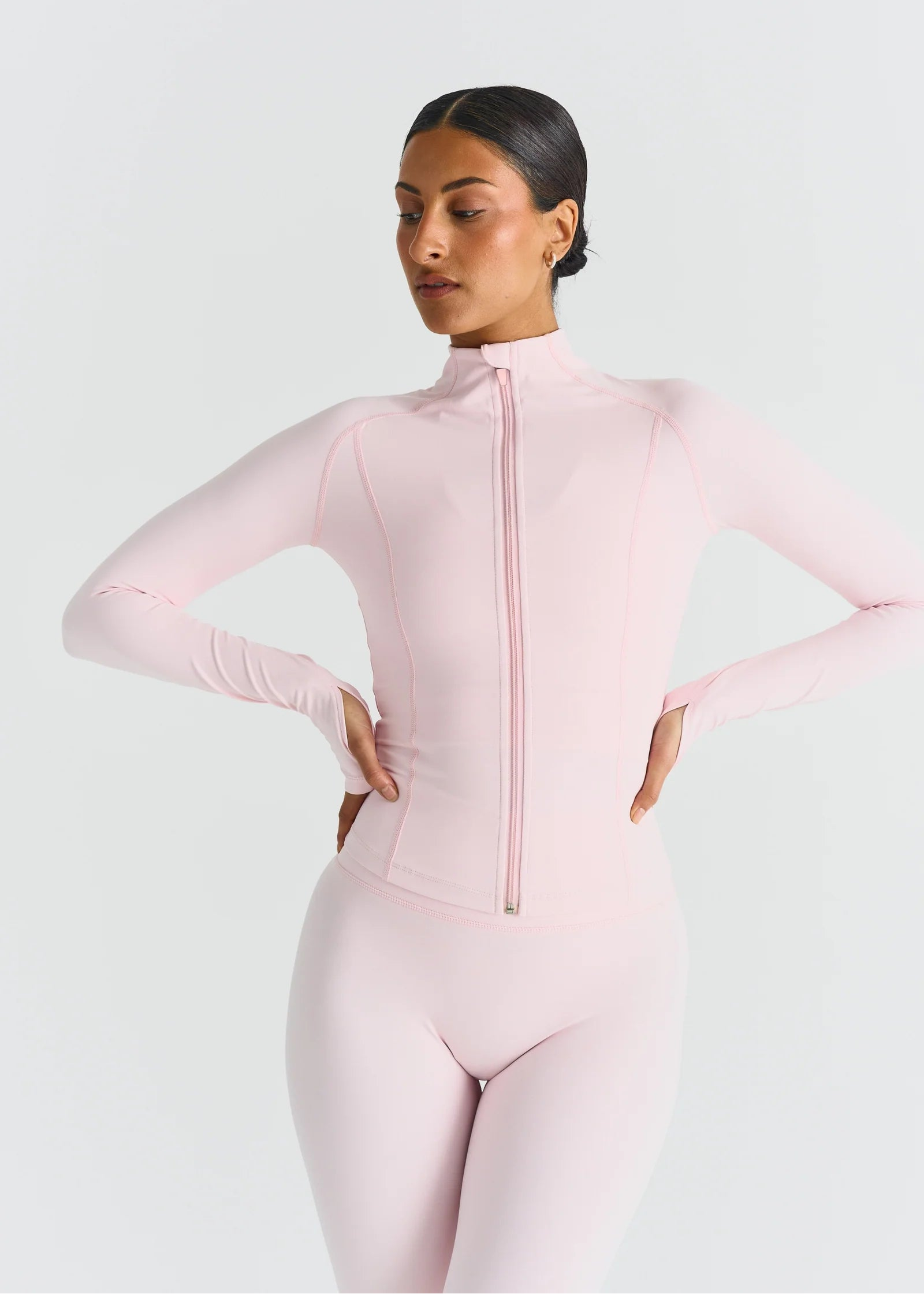 SOFTSCULPT ZIP JACKET - BALLET SLIPPER