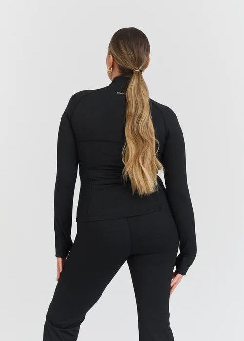 SOFTSCULPT ZIP JACKET - BLACK