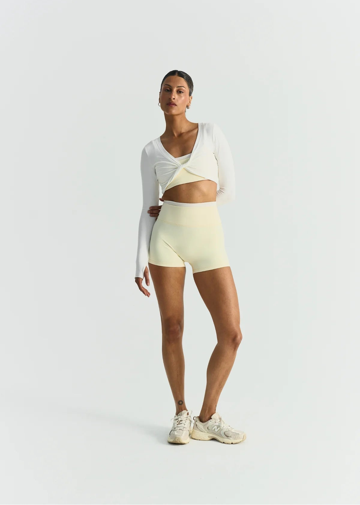SOFTSCULPT DOUBLE LAYER SHORTS - LEMONADE