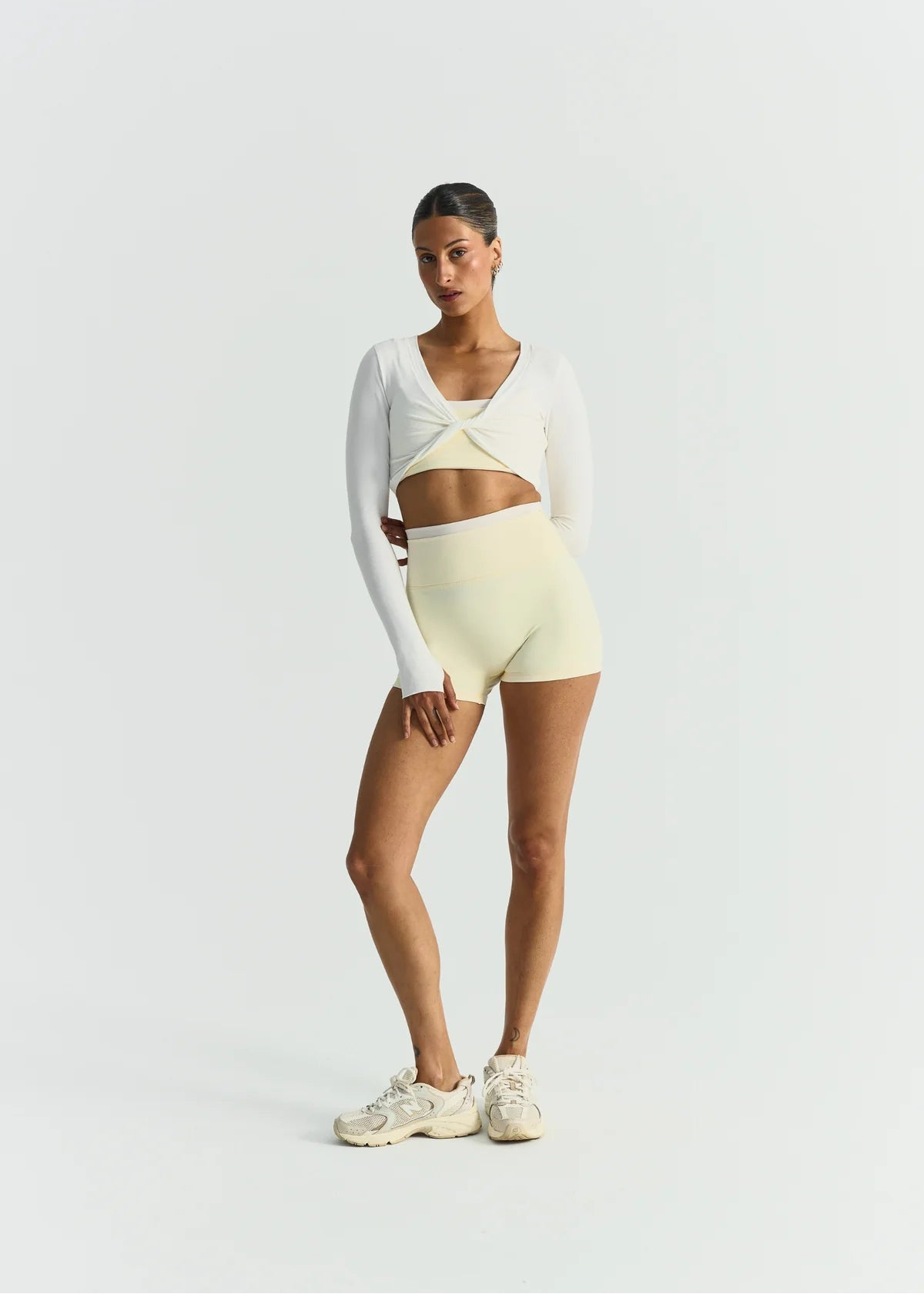SOFTSCULPT DOUBLE LAYER SHORTS - LEMONADE