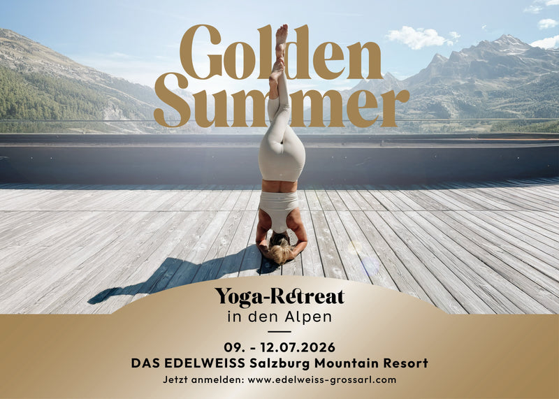 Golden Summer - Yoga-Retreat 09. - 12. Juli 2026 in den Alpen