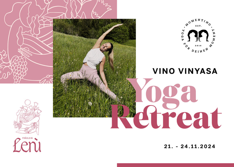 Vino Vinyasa Yoga Retreat Fräulein Leni 21. - 24. November 2024