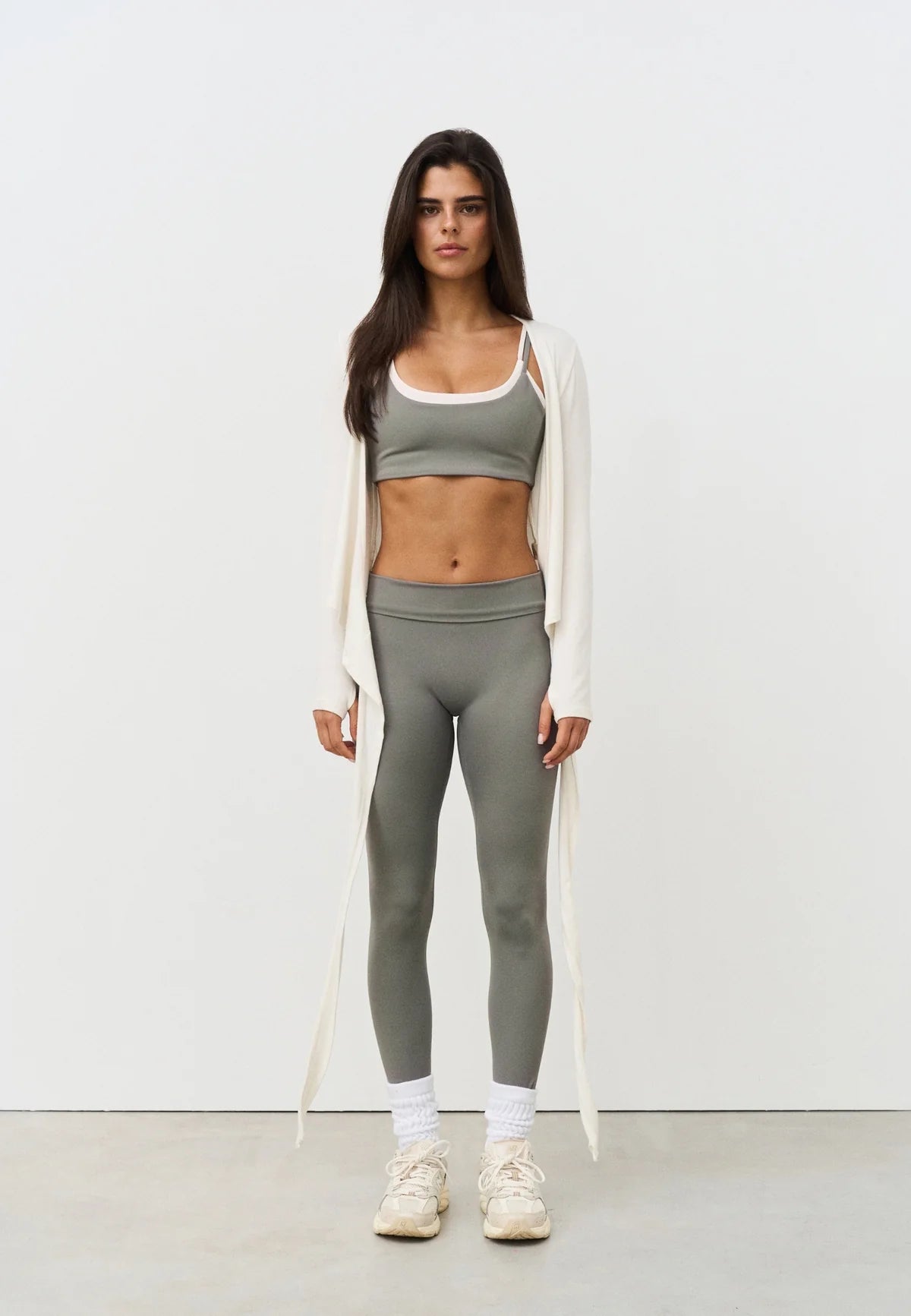 SOFTSCULPT DOUBLE LAYER BRA - DARK OLIVE