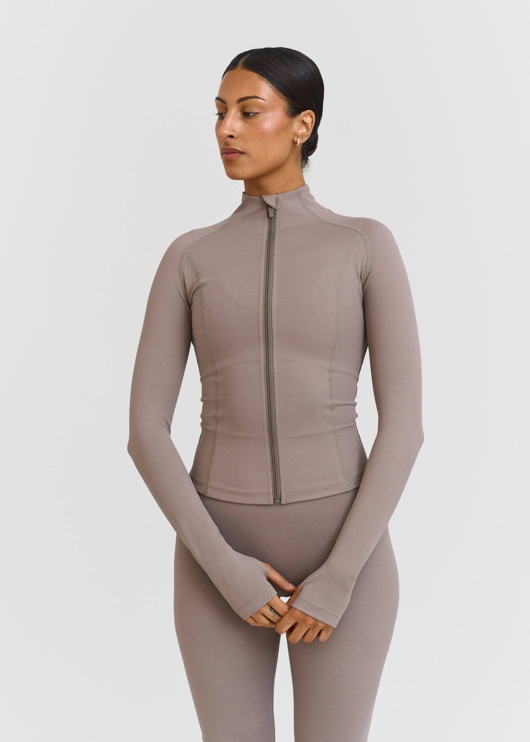 SOFTSCULPT ZIP JACKET - CLAY