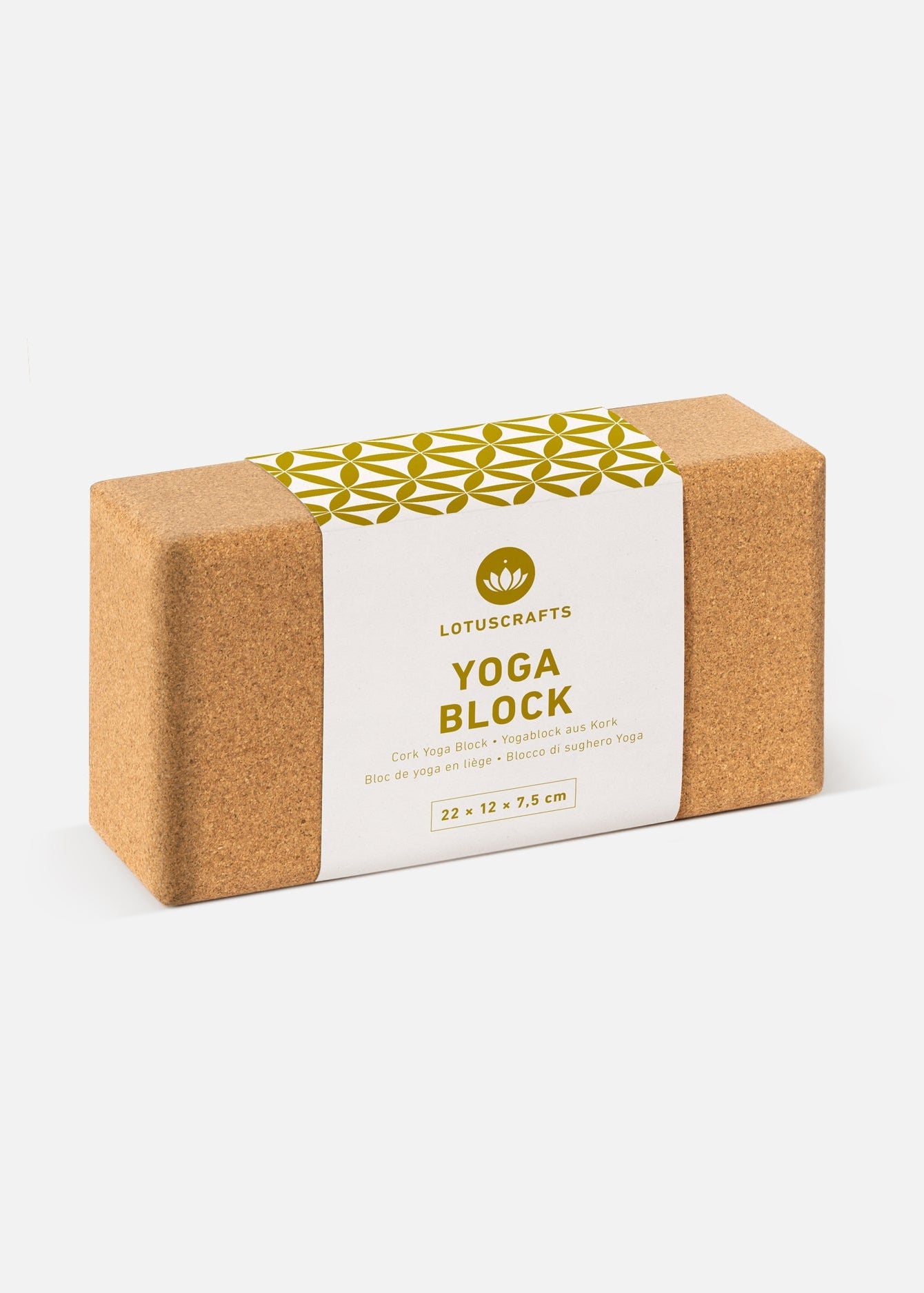 YOGABLOCK AUS KORK KLEIN