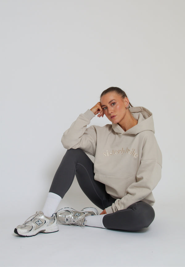 SISTERLY TRIBE HOODIE - DOVE