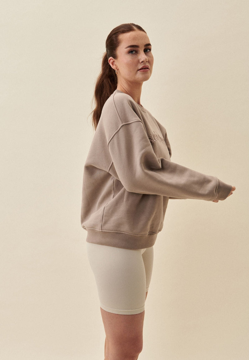 SISTERLY TRIBE SWEATSHIRT - CAPPUCCINO