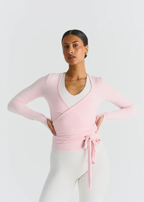 SOFT BALLET WRAP TOP -BALLET SLIPPER