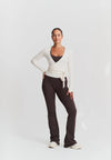 SOFT BALLET WRAP TOP - OFF WHITE