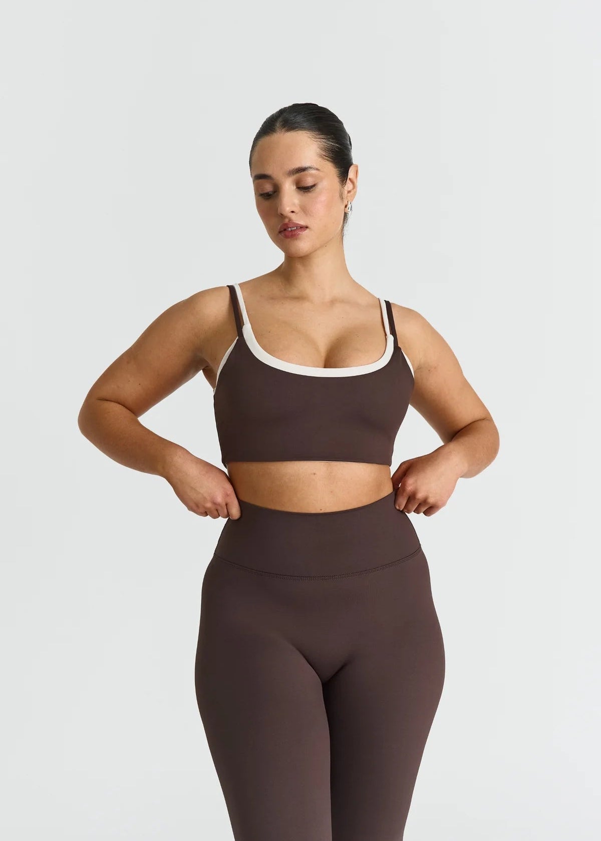 SOFTSCULPT DOUBLE LAYER BRA - ESPRESSO