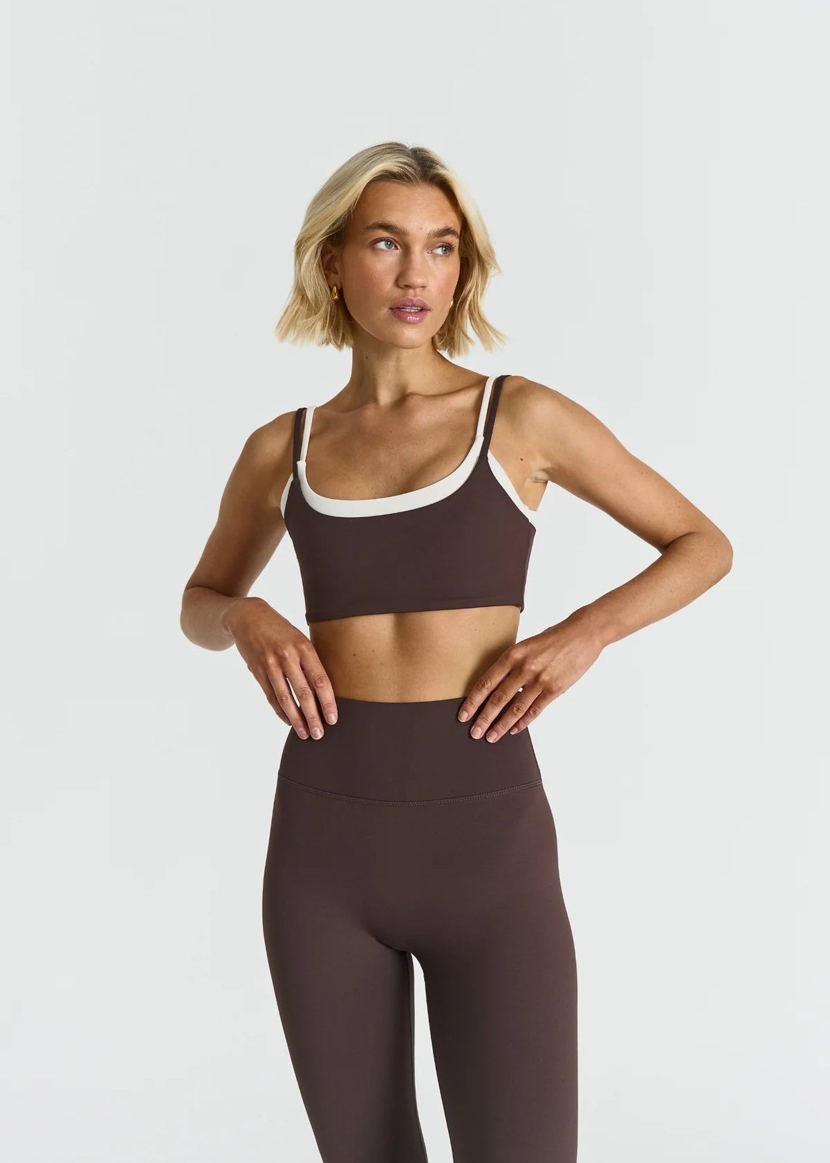 SOFTSCULPT DOUBLE LAYER BRA - ESPRESSO