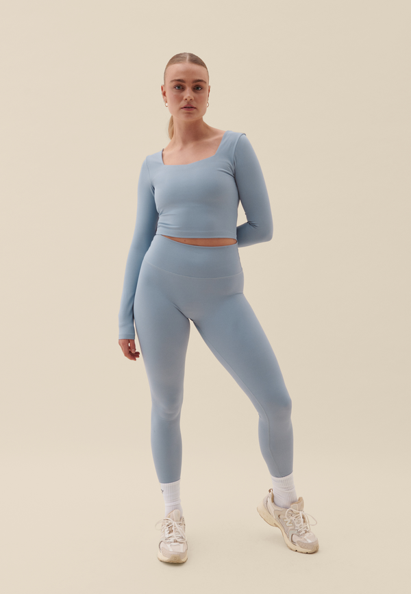SOFTSCULPT LEGGINGS - DUSTY BLUE