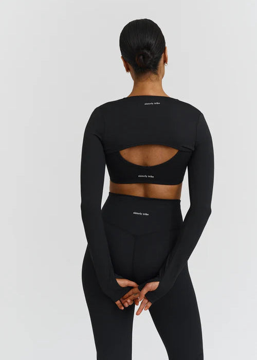 SOFTSCULPT SHRUG - BLACK