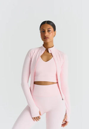 SOFTSCULPT ZIP JACKET - BALLET SLIPPER