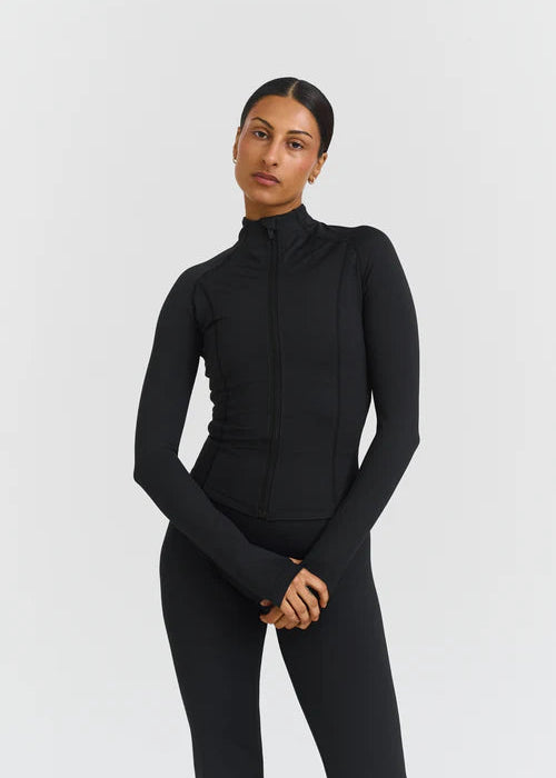 SOFTSCULPT ZIP JACKET - BLACK