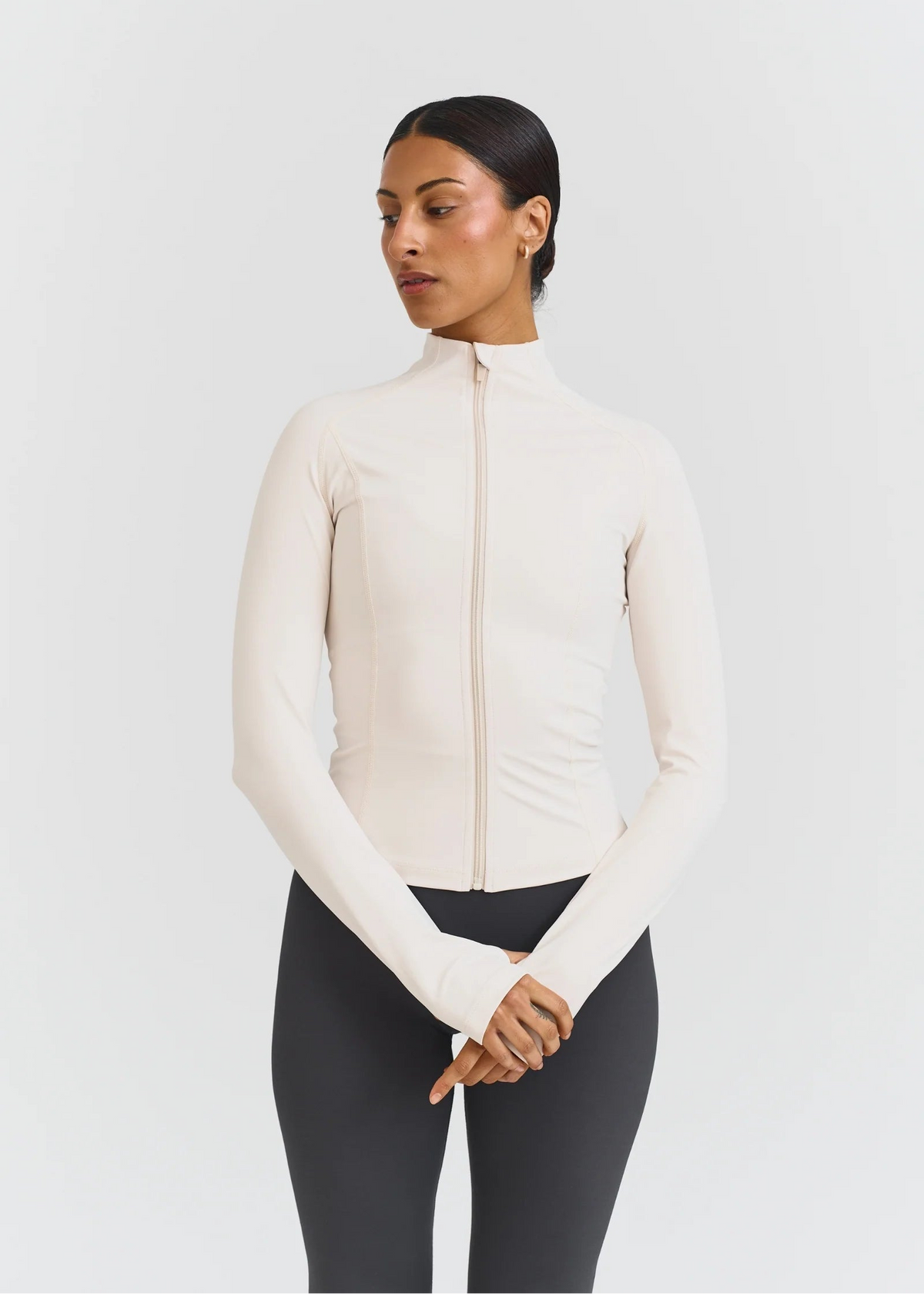 SOFTSCULPT ZIP JACKET - MARSHMALLOW