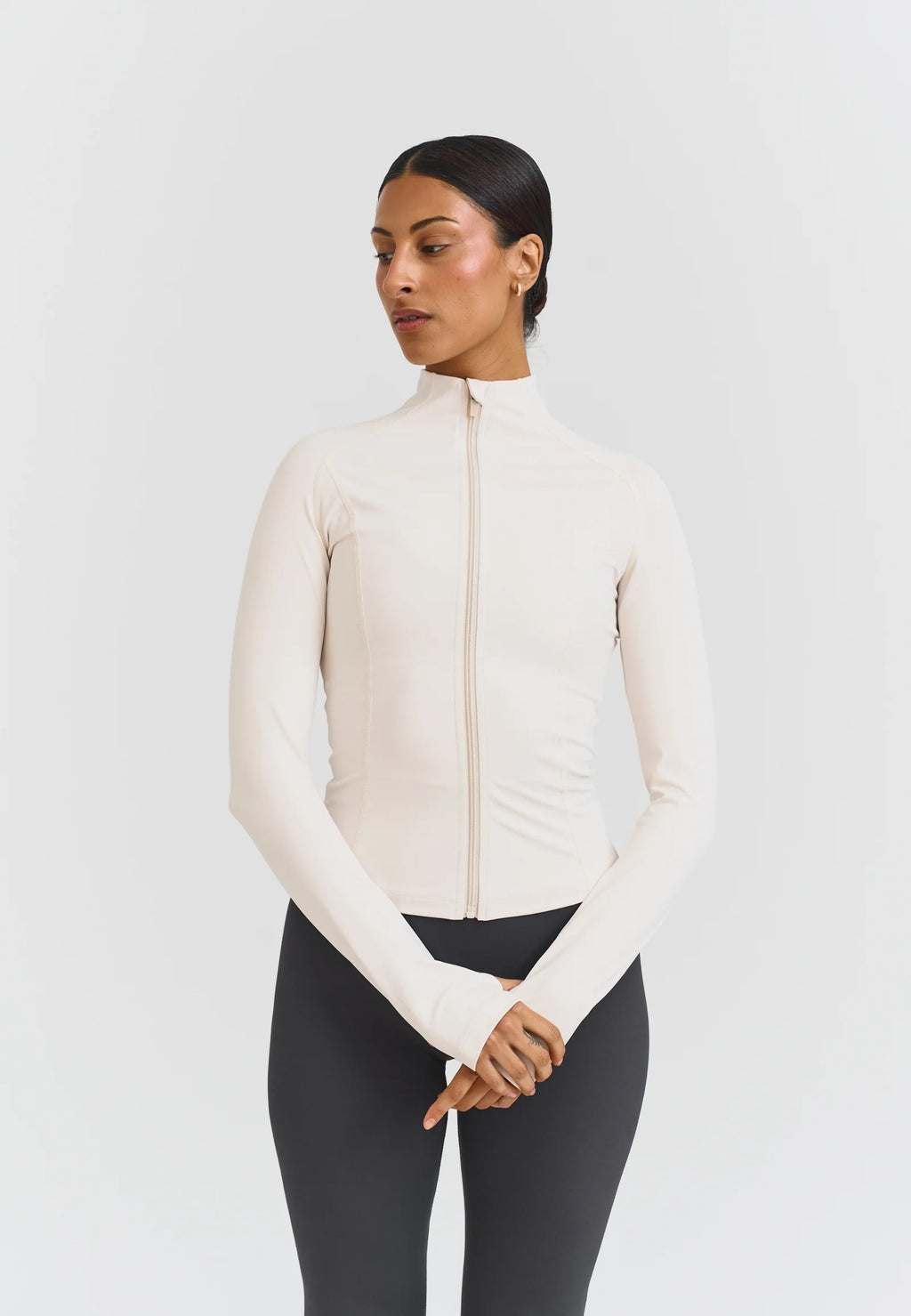 SOFTSCULPT ZIP JACKET - MARSHMALLOW