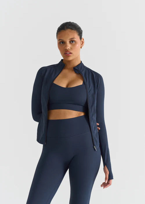 SOFTSCULPT ZIP JACKET - NAVY