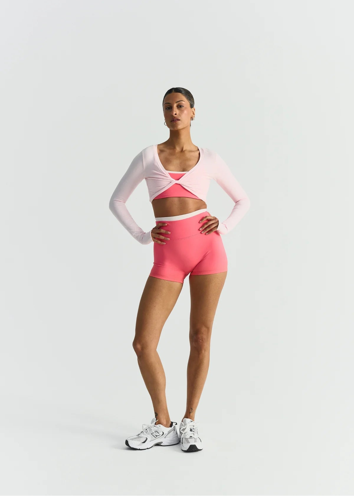 SOFT COTTON TWIST TOP - BALLET SLIPPER