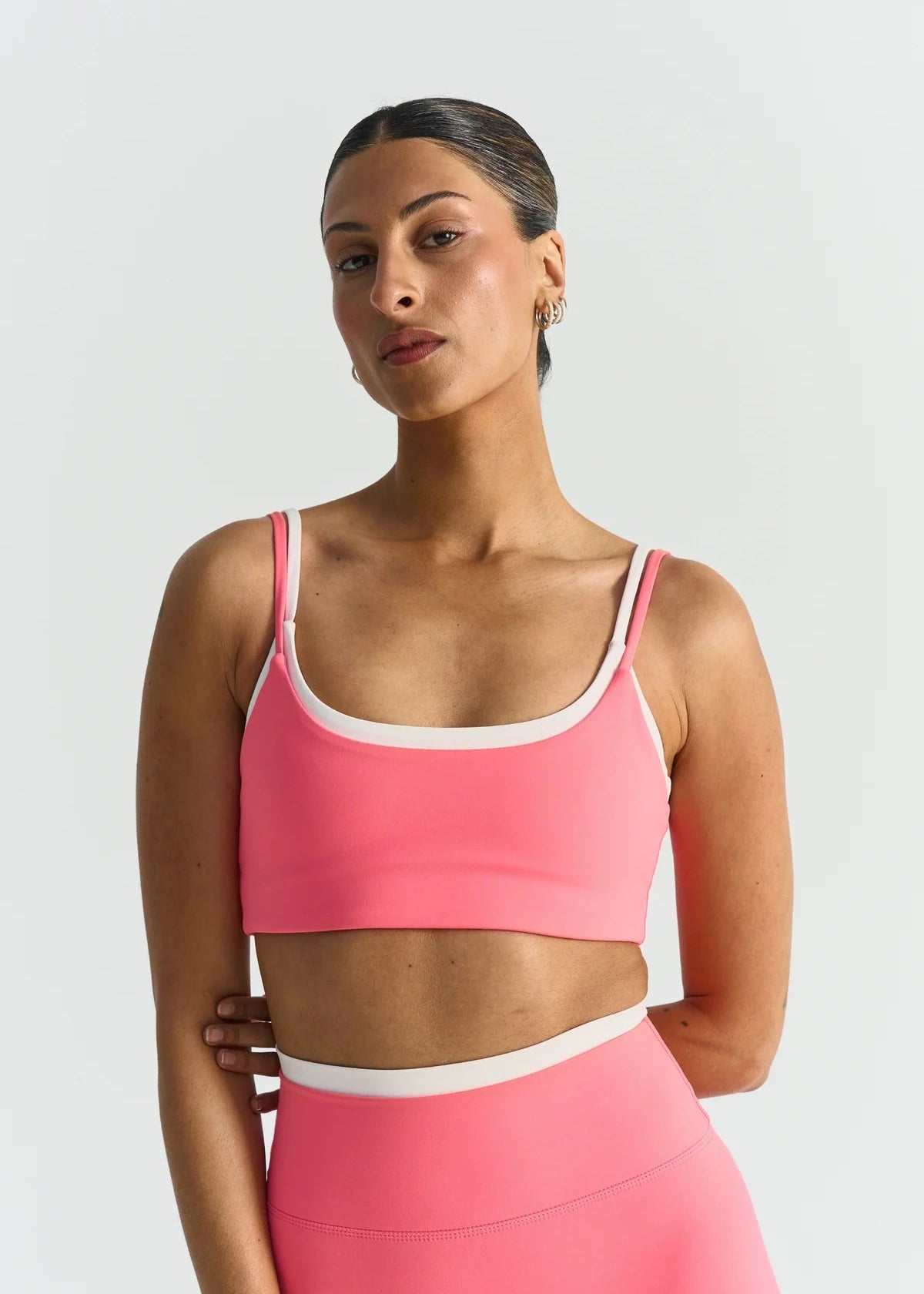SOFTSCULPT DOUBLE LAYER BRA - SUNKISSED CORAL