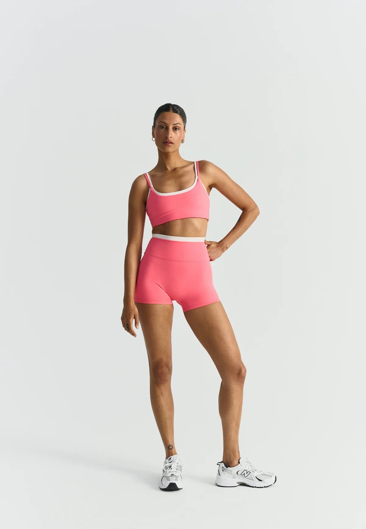 SOFTSCULPT DOUBLE LAYER SHORTS - SUNKISSED CORAL