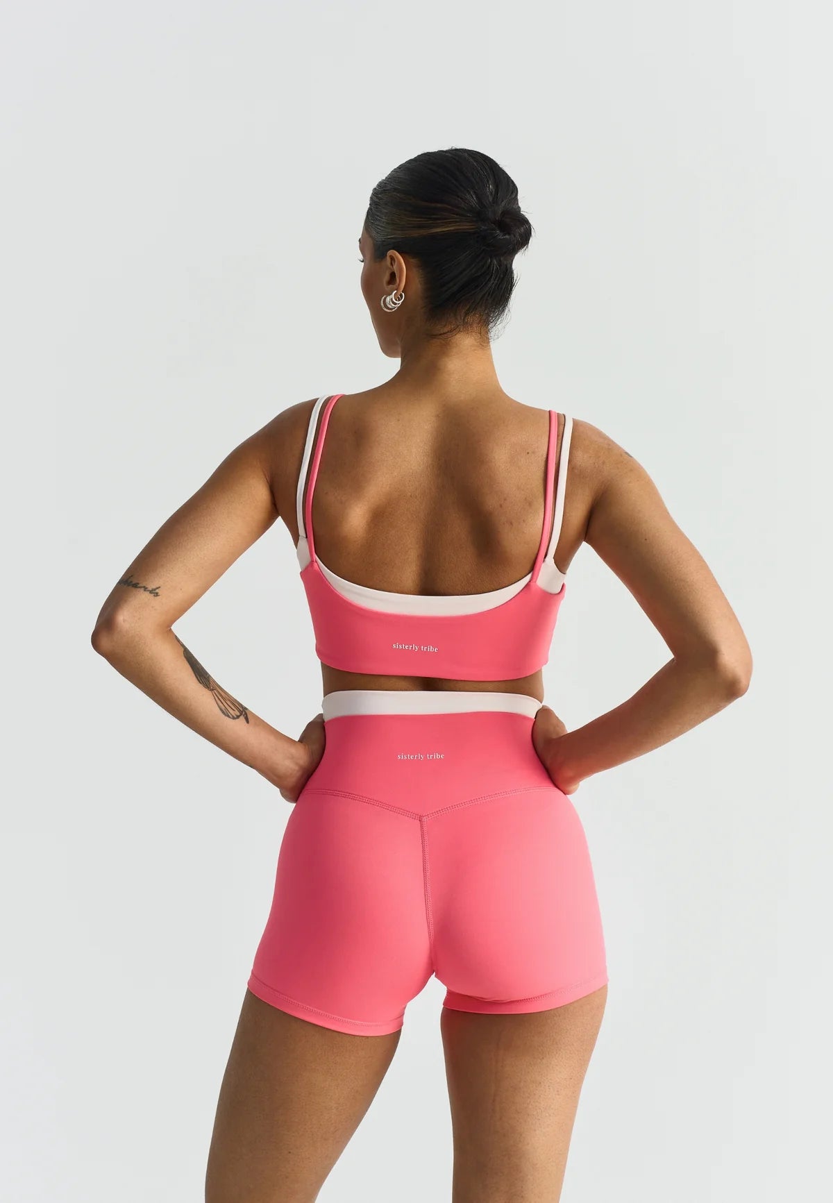 SOFTSCULPT DOUBLE LAYER SHORTS - SUNKISSED CORAL