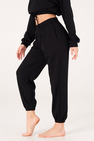VARSITY FLEECE SWEATPANT - BLACK FLEECE
