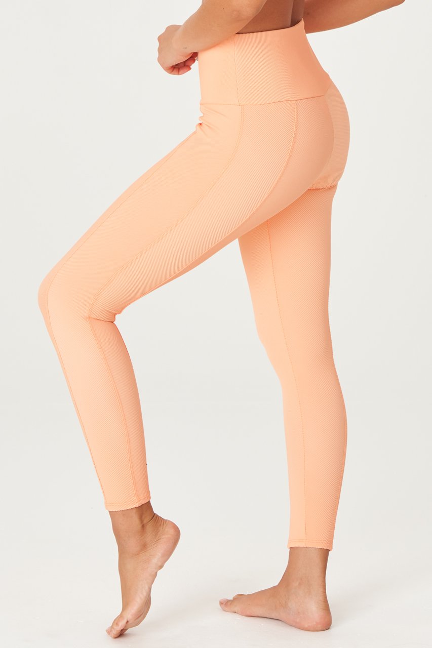 SWEETHEART LEGGING - CANTALOUPE RIB