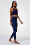 SWEETHEART MIDI LEGGING - MARINE NAVY RIB