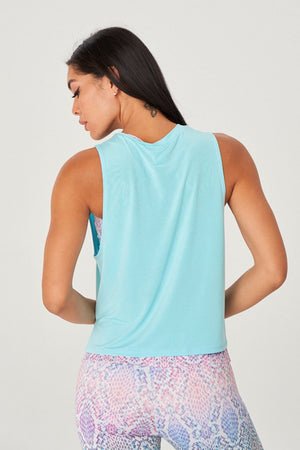 TEMPO TANK TOP - AQUA