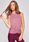 KWISTED KNOT FRONT TOP - ROSE