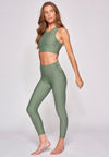 CLASSIC HIGH WAISTED 7/8 LEGGING - MINERAL GREEN