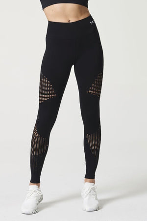 BREATHE MESH LEGGING - BLACK