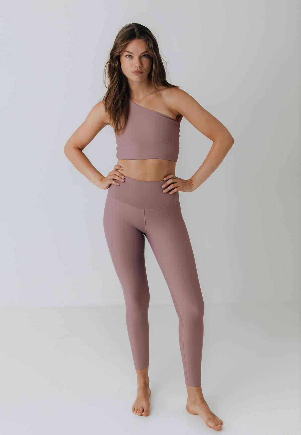 CLASSIC HIGH WAISTED 7/8 LEGGING - DUSKY ORCHID